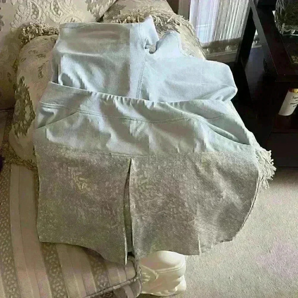 Adidas Golf  Skort Skirt Pull On Elastic Waist Pockets Stretch Blue - Picture 5 of 8